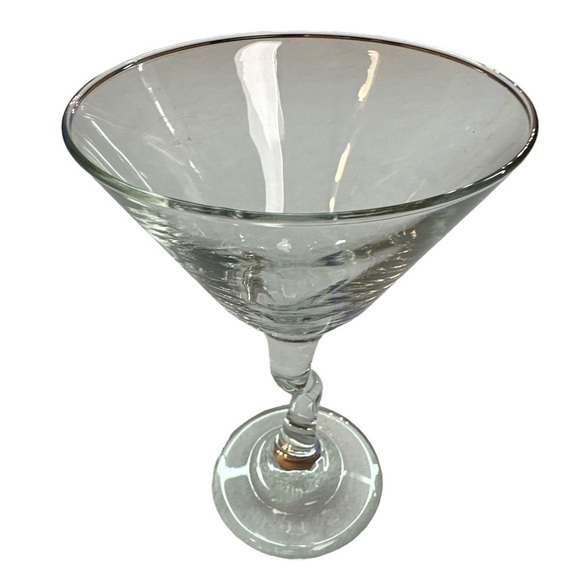 Twisted Martini Glasses Set of Four - Picture 1 of 3